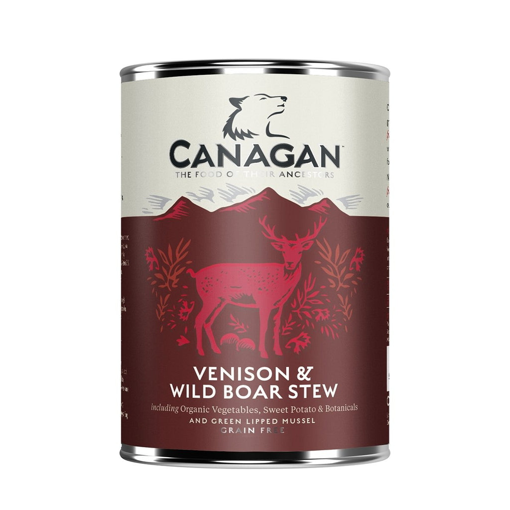 Canagan Venison & Boar Stew Dog Food Can 400g - The Urban Pet Store - Dog Food