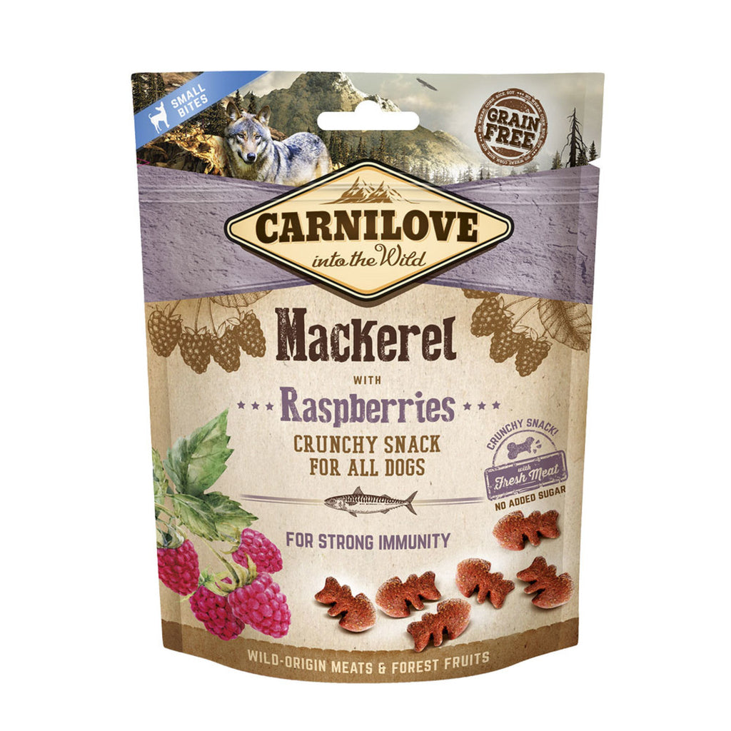 Carnilove Mackerel with Raspberries Treats 200g - The Urban Pet Store - Dog Treats