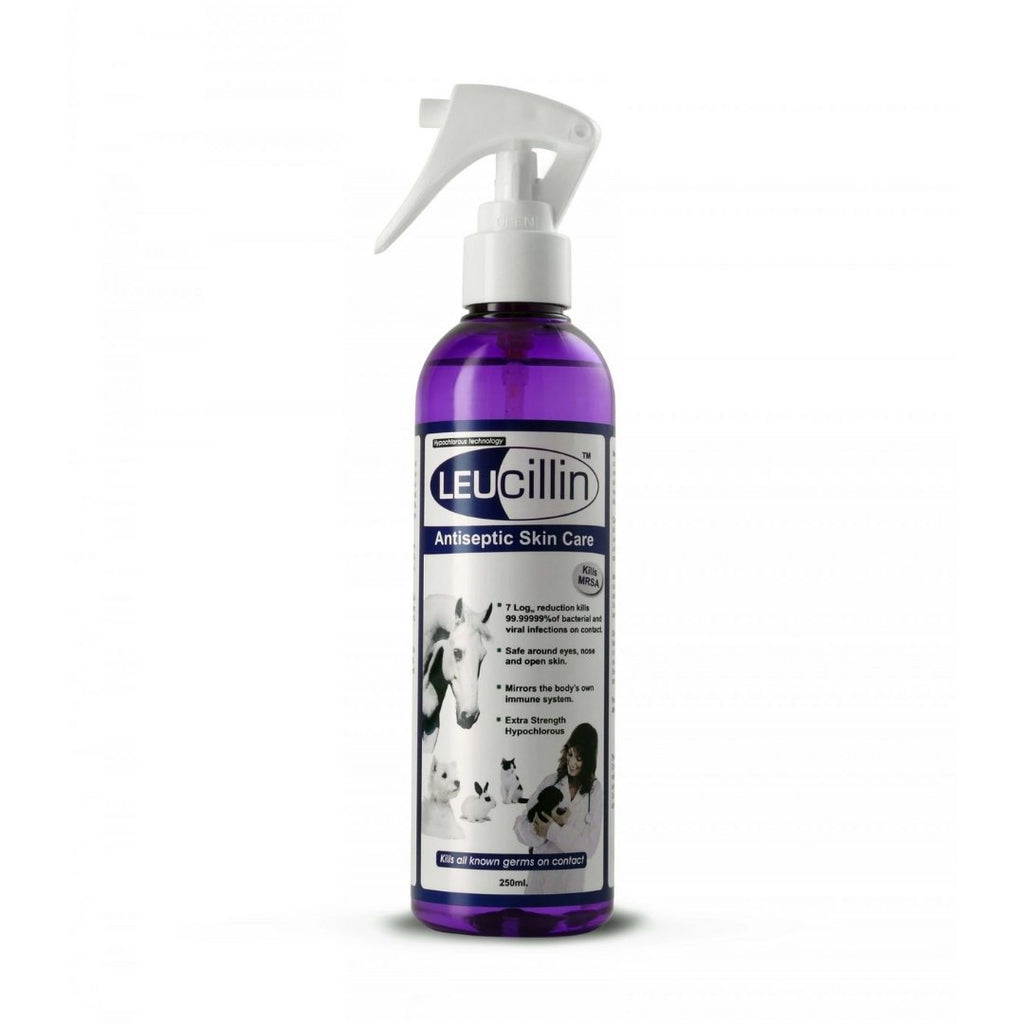 Leucillin Non Toxic Antiseptic Animal Skin Spray 250ml - The Urban Pet Store - Pet Medicine