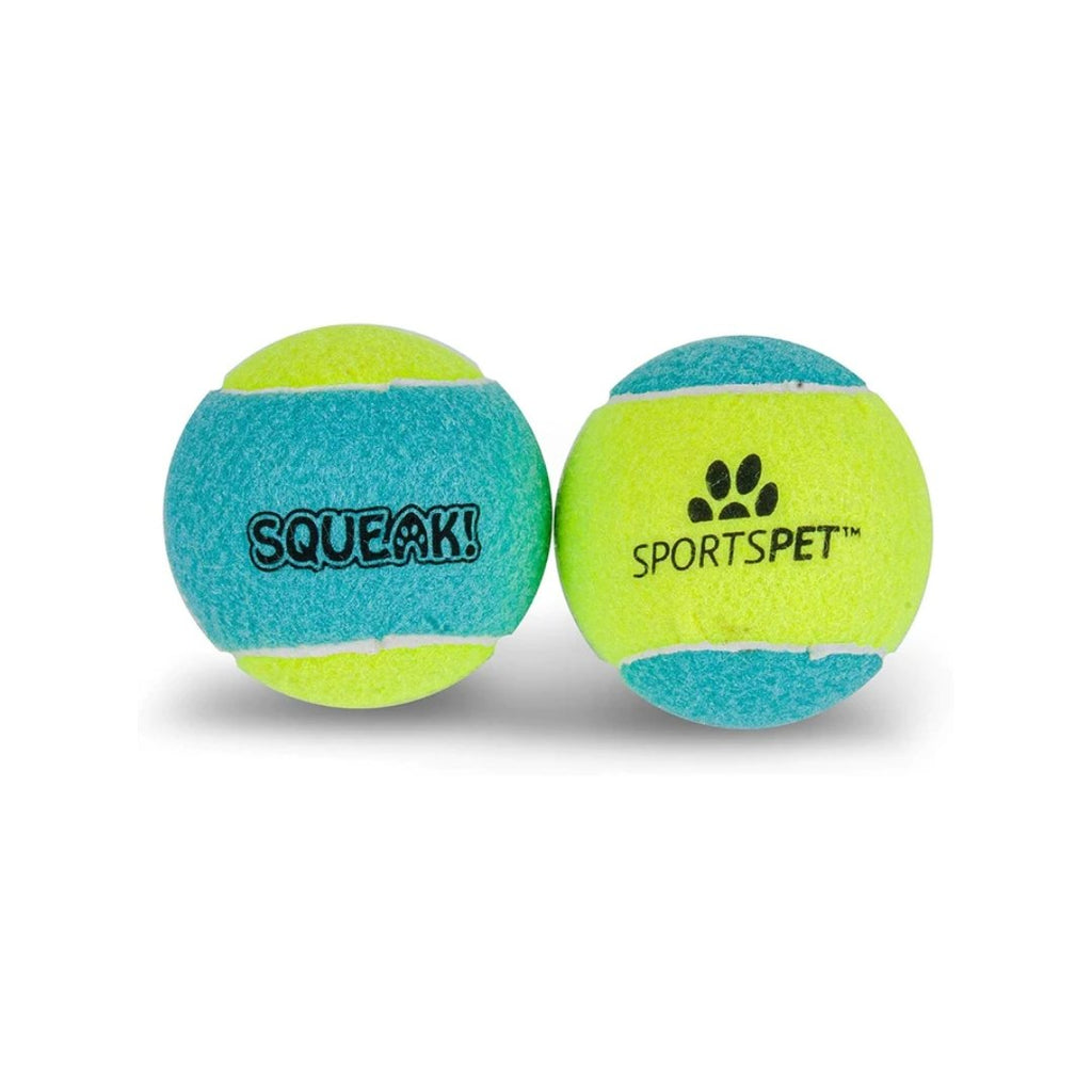 Sportspet Squeaky Tennis Balls - Single - The Urban Pet Store - Dog Toys