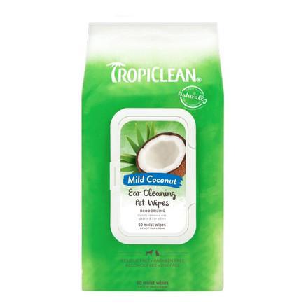 Tropiclean Ear Cleaning Wipes - The Urban Pet Store - Pet Supplies