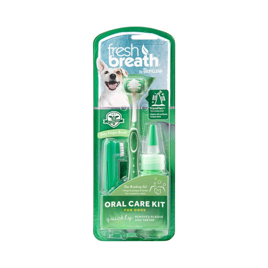 Tropiclean Oral Care Kit for Dogs - The Urban Pet Store - Dog Supplies