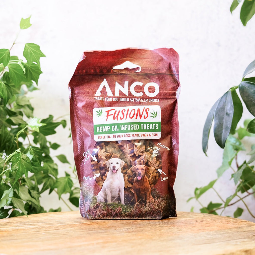 Anco Fusions Hemp Oil Infused Treats 100g - The Urban Pet Store - Dog TreatsAnco5060586230616