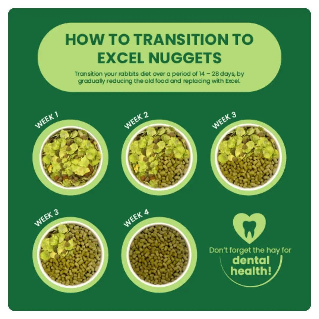 Burgess Excel Adult Rabbit Nuggets with Mint - The Urban Pet Store - Small Animal Food