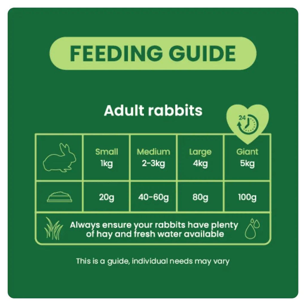 Burgess Excel Adult Rabbit Nuggets with Oregano - The Urban Pet Store - Small Animal Food