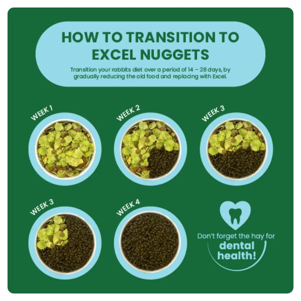 Burgess Excel Junior Dwarf Rabbit Nuggets with Mint - The Urban Pet Store - Small Animal Food