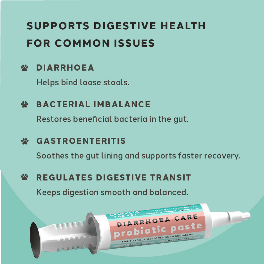Charlie The Vet Diarrhoea Care Probiotic Paste - The Urban Pet Store - Pet MedicineCharlie the Vet5065011137072