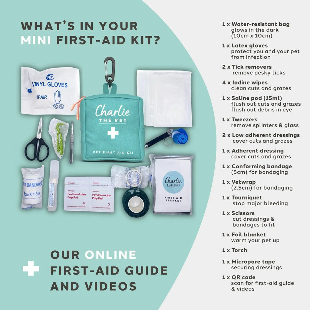 Charlie The Vet Mini Pet First Aid Kit - The Urban Pet Store - Pet MedicineCharlie the Vet5065011137034
