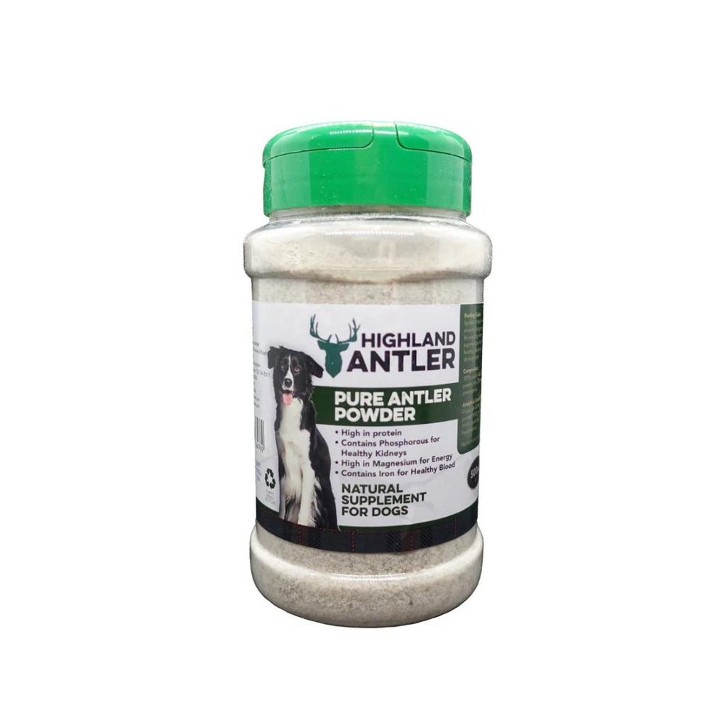 Highland Pure Antler Powder 500ml - The Urban Pet Store - Dog Supplies