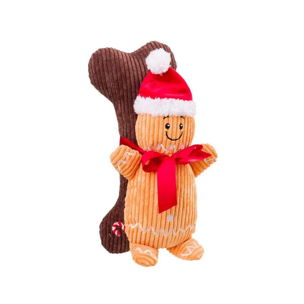 House of Paws Gingerbread & Dog Bone 2pk - The Urban Pet Store - Dog ToysHouse of Paws5061018800551