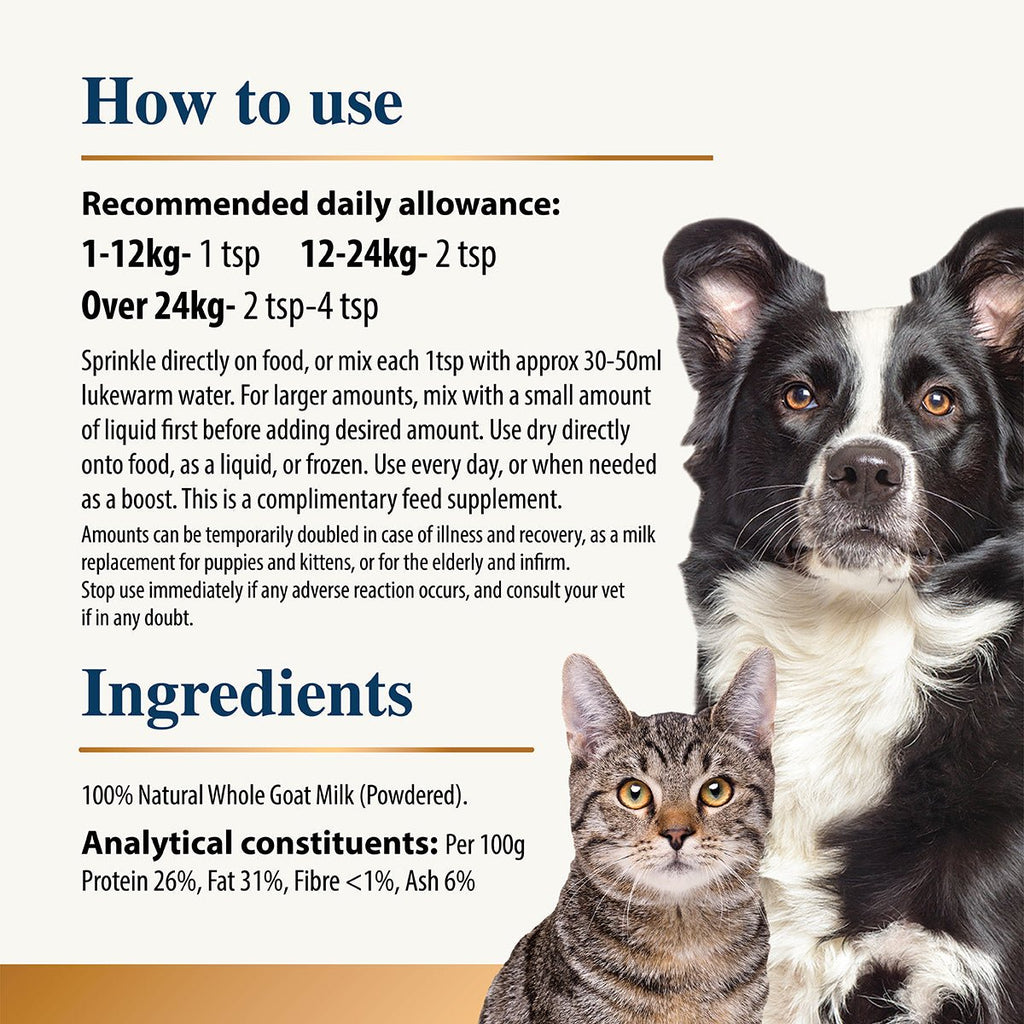 Karnlea Goat Milk Powder 200g - The Urban Pet Store - Dog Supplies