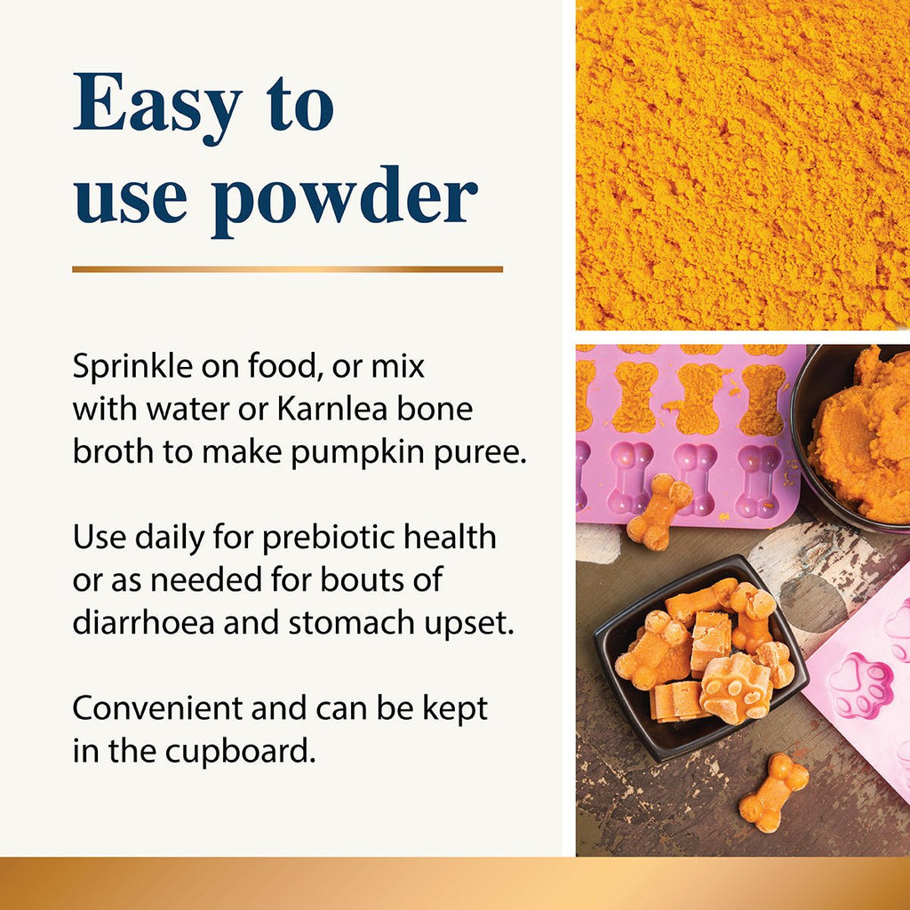 Karnlea Pumpkin Powder for Dogs 200g - The Urban Pet Store - Dog Supplies