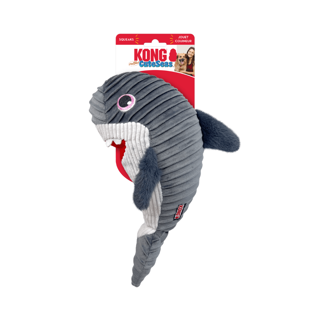 KONG Cuteseas Rufflez Shark - The Urban Pet Store - Dog ToysKONG035585498973