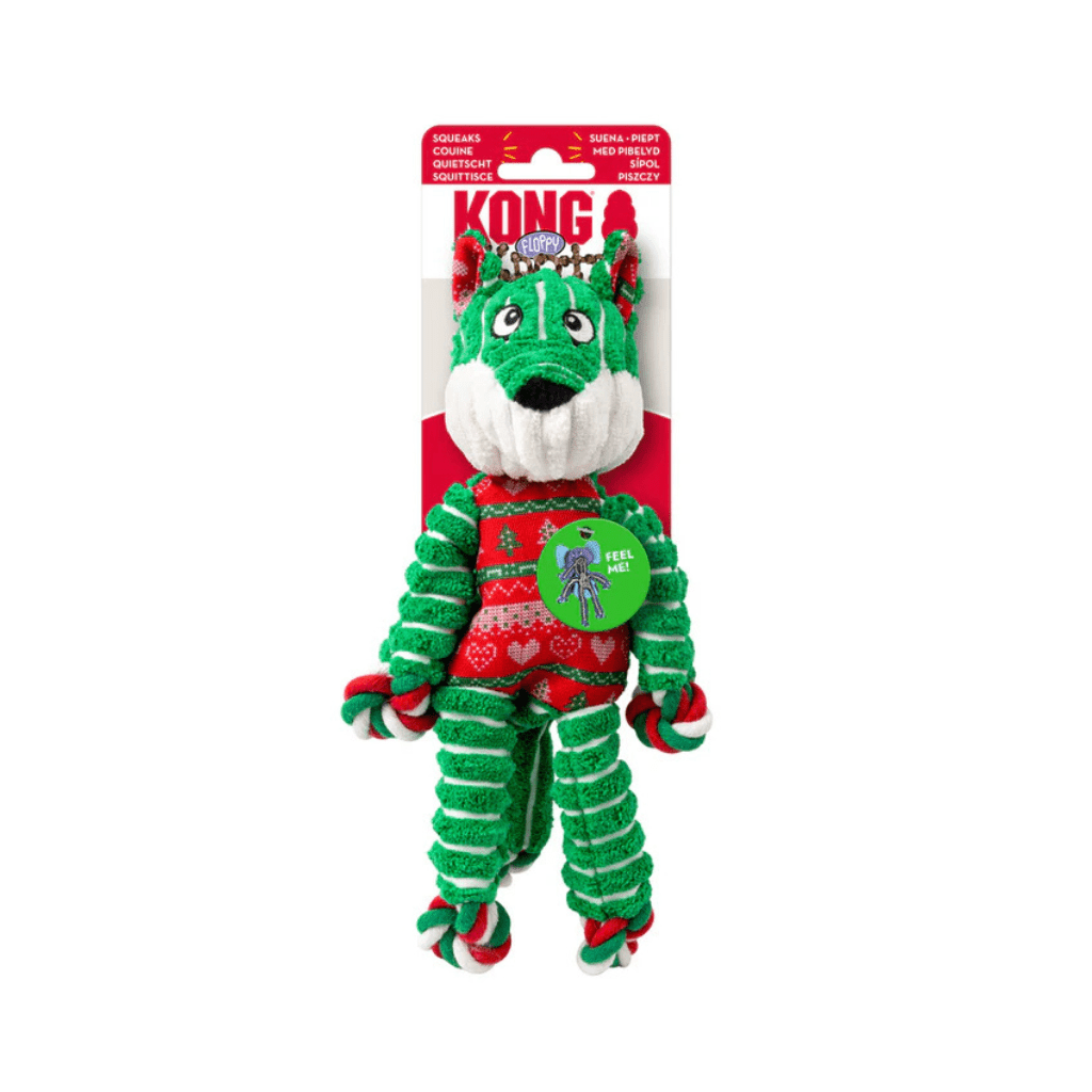 KONG Holiday 2025 Floppy Knots Fox S/M - The Urban Pet Store - Dog ToysKONG035585535135