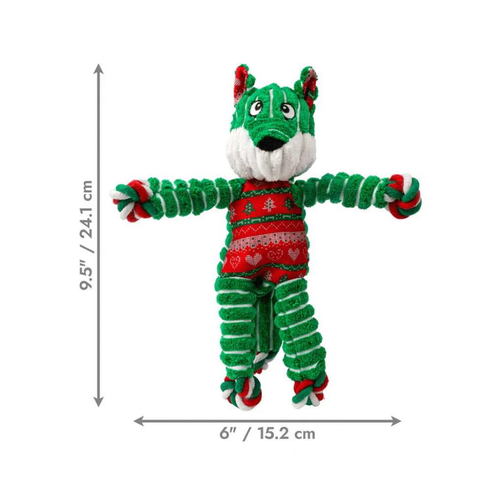KONG Holiday 2025 Floppy Knots Fox S/M - The Urban Pet Store - Dog ToysKONG035585535135