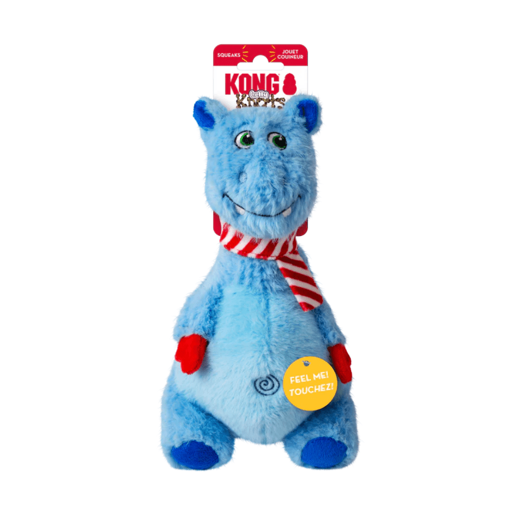 KONG Holiday 2025 Knots Belly Hippo M/L - The Urban Pet Store - Dog ToysKONG035585507002
