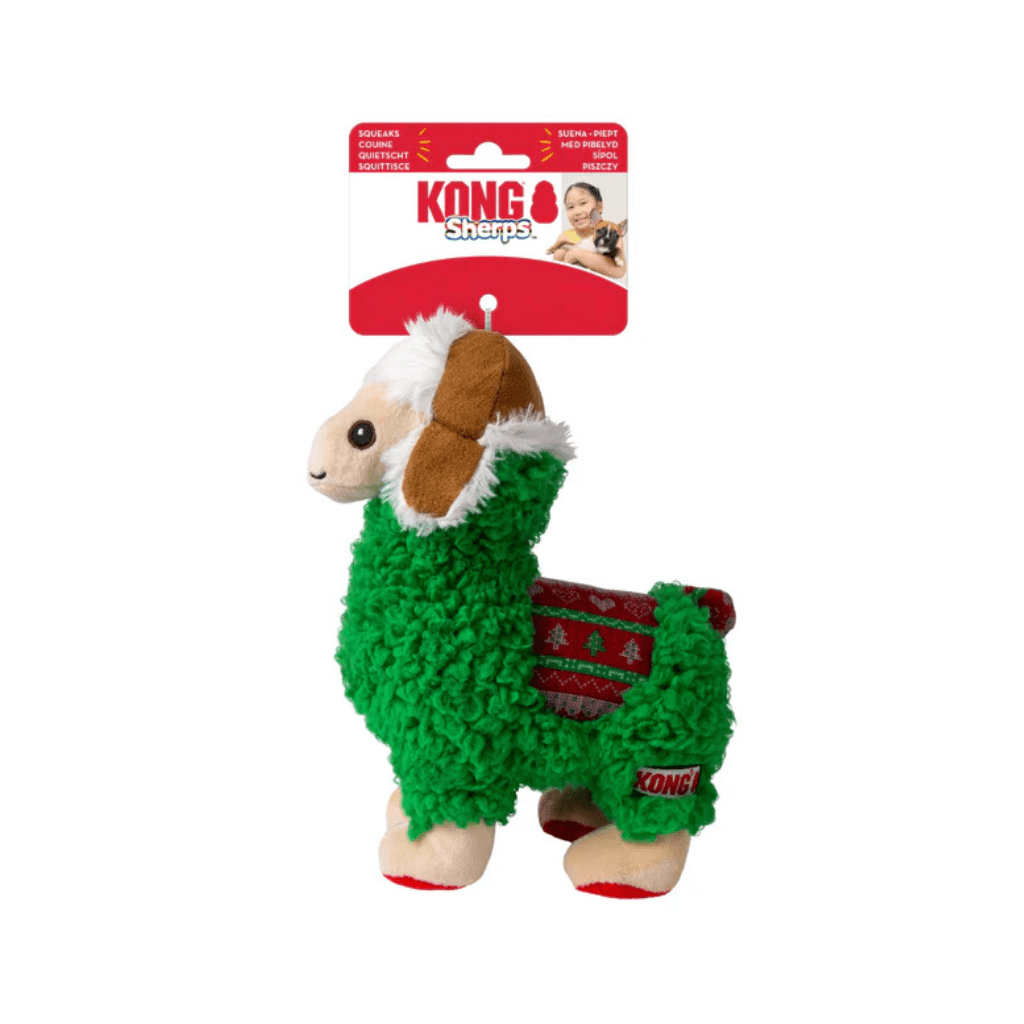KONG Holiday 2025 Sherps Llama Medium - The Urban Pet Store - Dog ToysKONG035585535159
