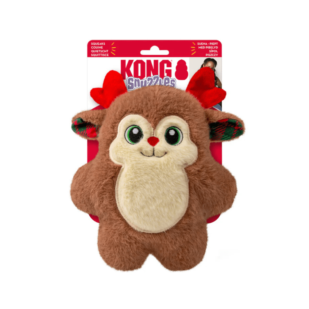 KONG Holiday 2025 Snuzzles Reindeer Medium - The Urban Pet Store - Dog ToysKONG035585506999