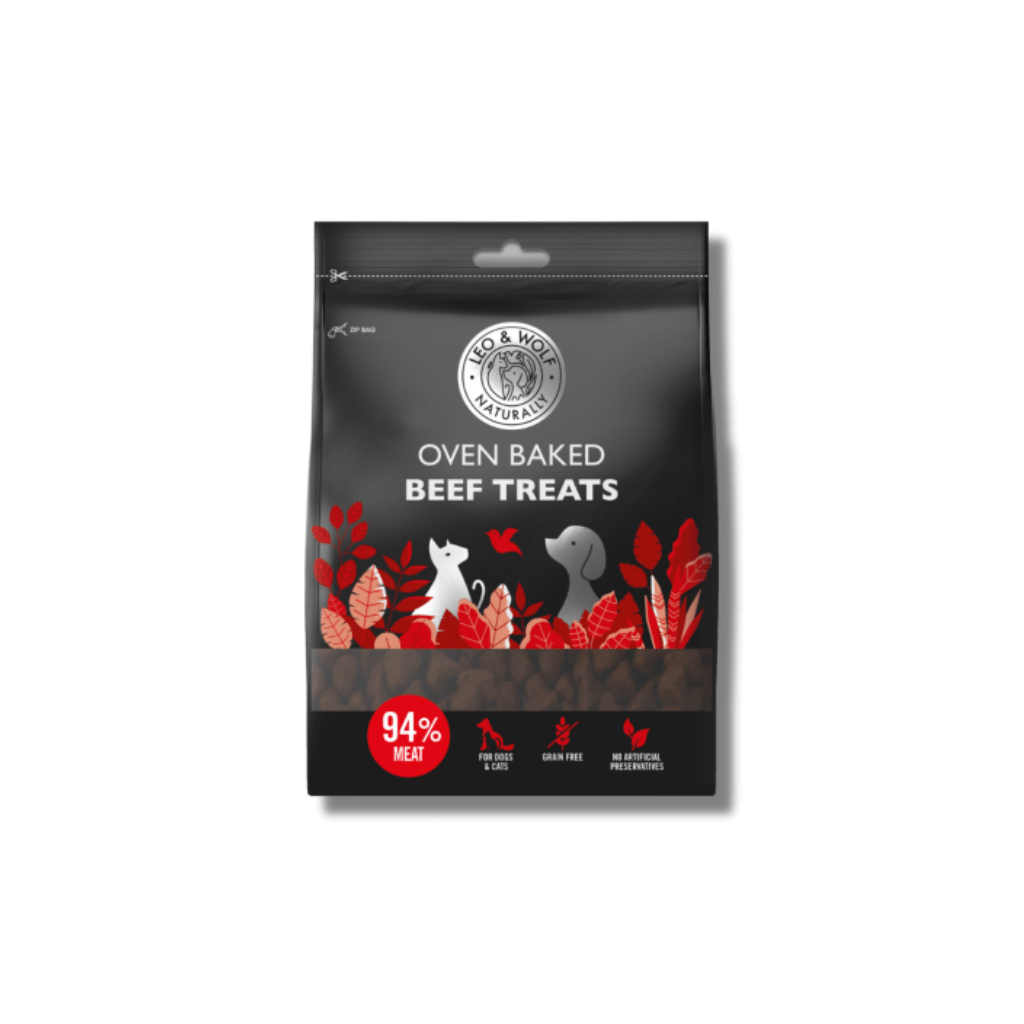 Leo & Wolf Oven Baked Beef Treats - The Urban Pet Store - Dog TreatsLeo & Wolf5060359981936