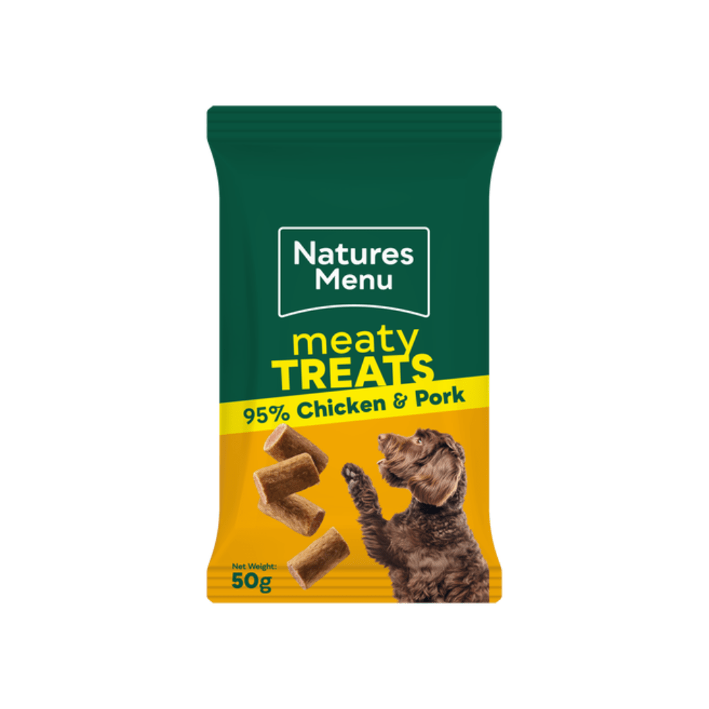 Natures Menu Chicken & Pork Dog Treats 50g - The Urban Pet Store - Dog TreatsNatures Menu5025730010827