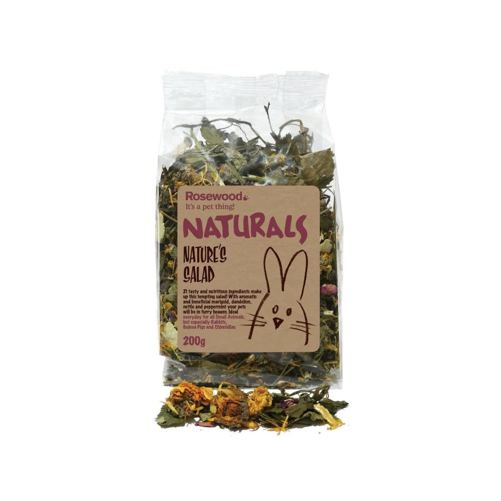 Rosewood Natures Salad 200g - The Urban Pet Store - Small Animal Treats