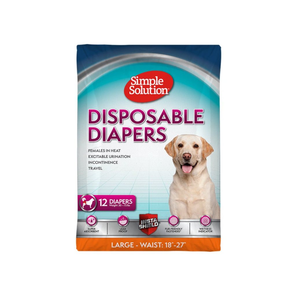 Simple Solution Disposable Diapers - The Urban Pet Store - Dog Supplies