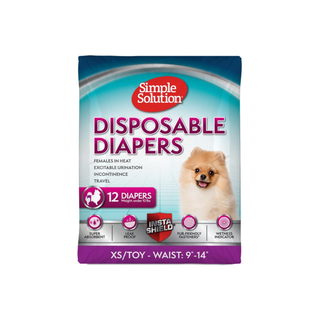 Simple Solution Disposable Diapers - The Urban Pet Store - Dog Supplies