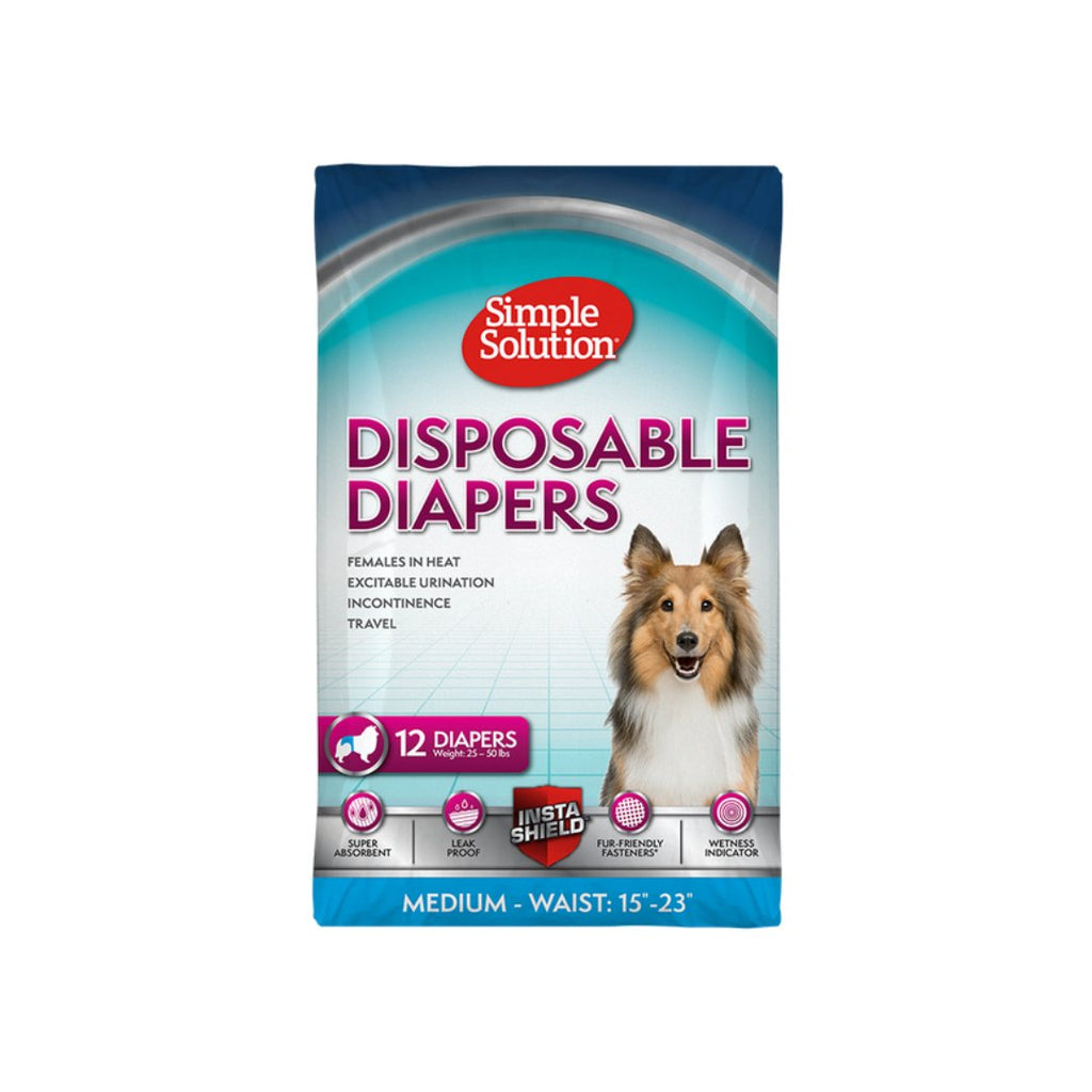 Simple Solution Disposable Diapers - The Urban Pet Store - Dog Supplies