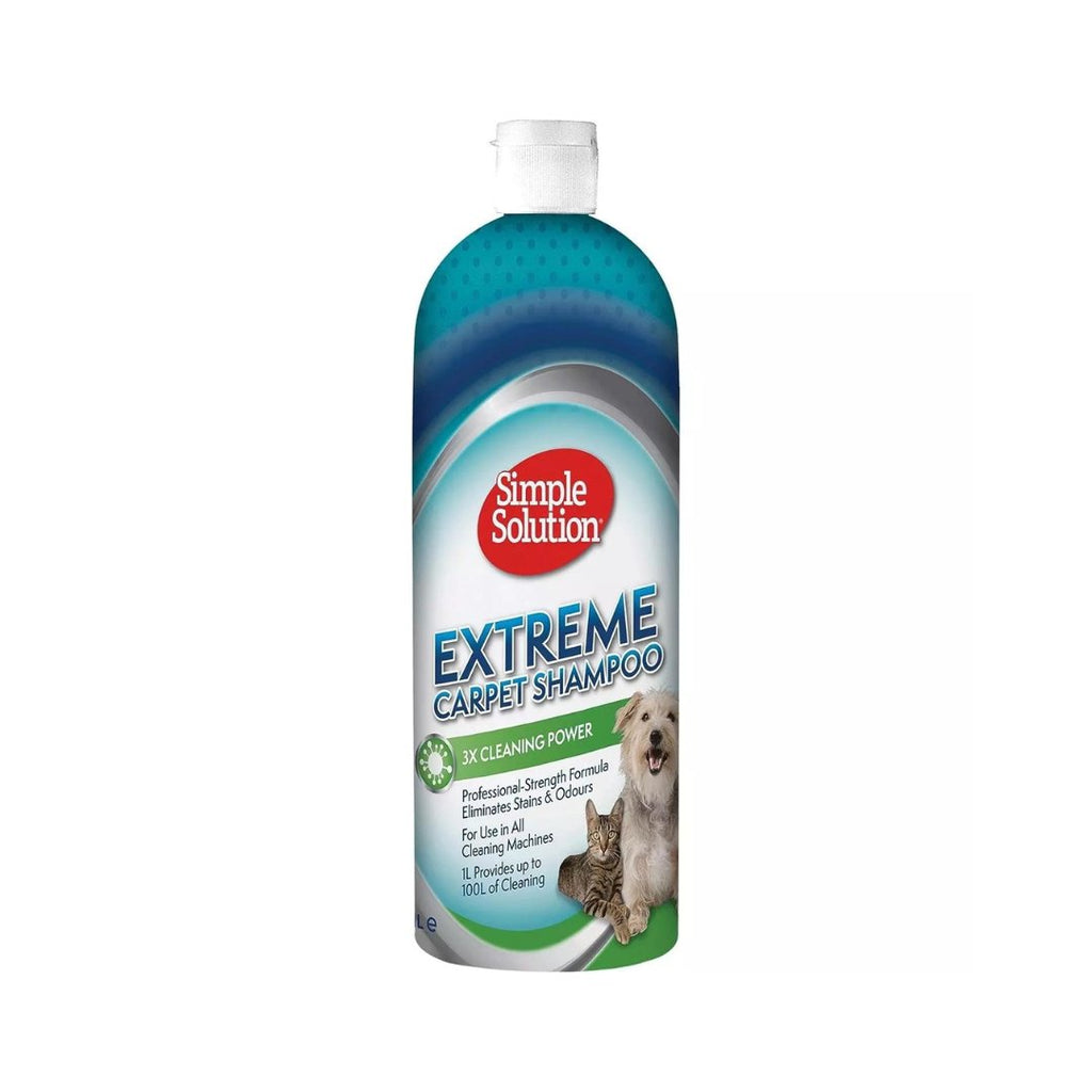 Simple Solution Extreme Carpet Shampoo 1L - The Urban Pet Store - Pet Supplies