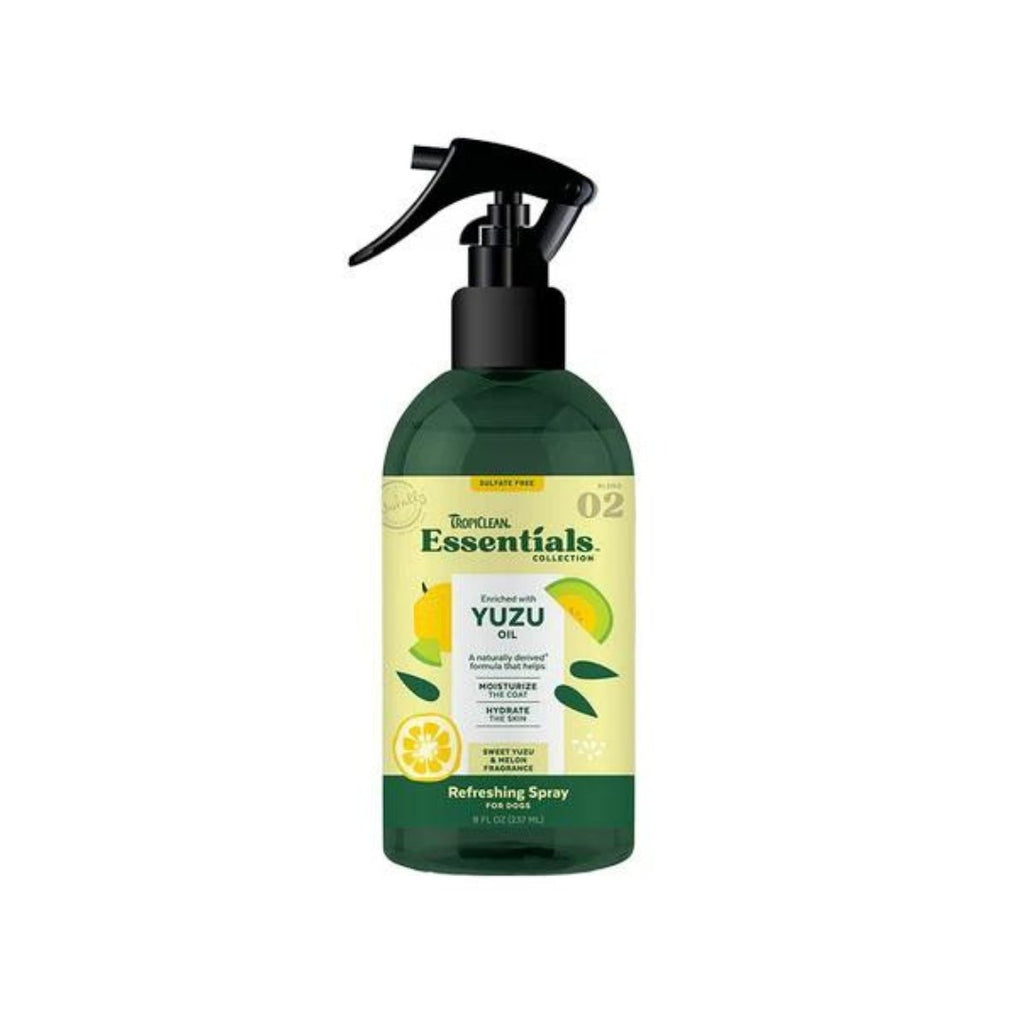 Tropiclean Essentials Yuzu Fruit Deodorising Spray - The Urban Pet Store - Pet Grooming SuppliesTropiclean645095004221