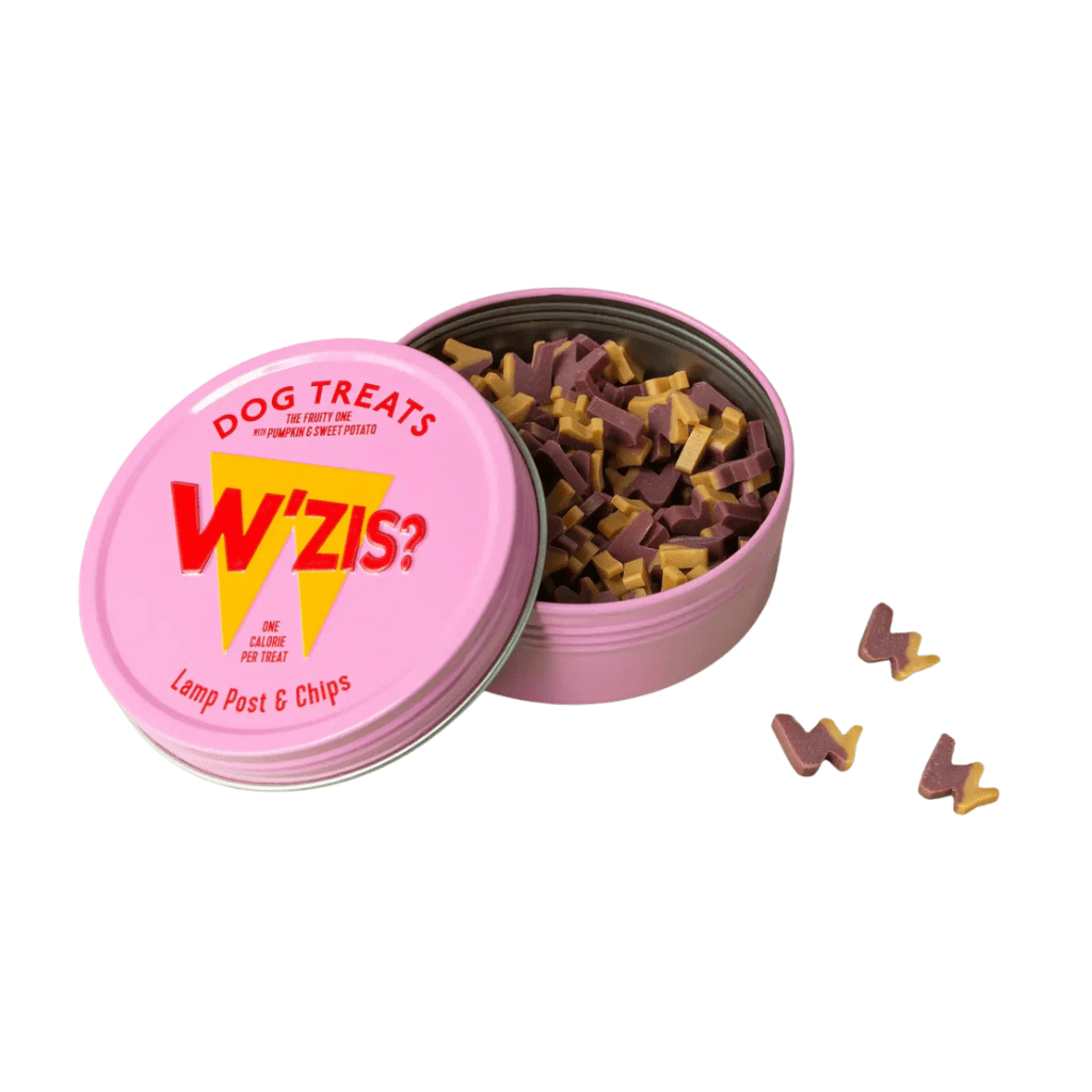 Wzis Lamp Post & Chips Treat Tin 50g - The Urban Pet Store - Dog TreatsW'ZIS5055997305916