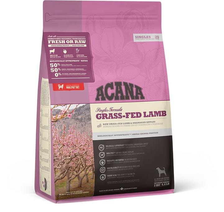 ACANA Singles Grass Fed Lamb Dog Food 2kg The Urban Pet Store