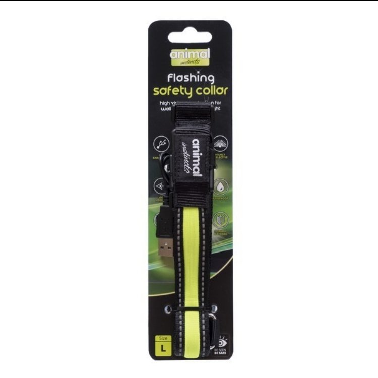 Animal Instincts Flashing Safety Collar - The Urban Pet Store - Dog ApparelAnimal Instincts5019146939285