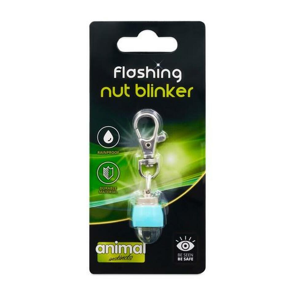 Animal Instincts Flashing Safety Nut Blinker Blue - The Urban Pet Store - Dog ApparelAnimal Instincts5019146554501