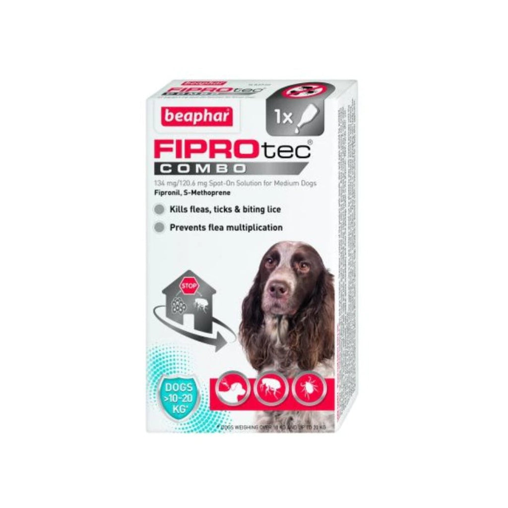 Beaphar FIPROtec® COMBO for Medium Dogs - The Urban Pet Store - Pet Supplies