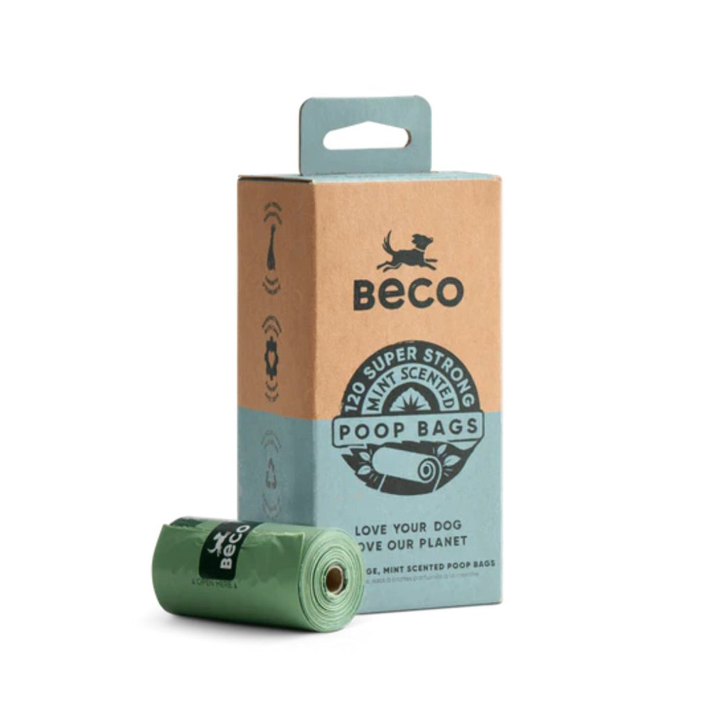 Beco Poop Bags on Rolls Mint Scented - The Urban Pet Store -