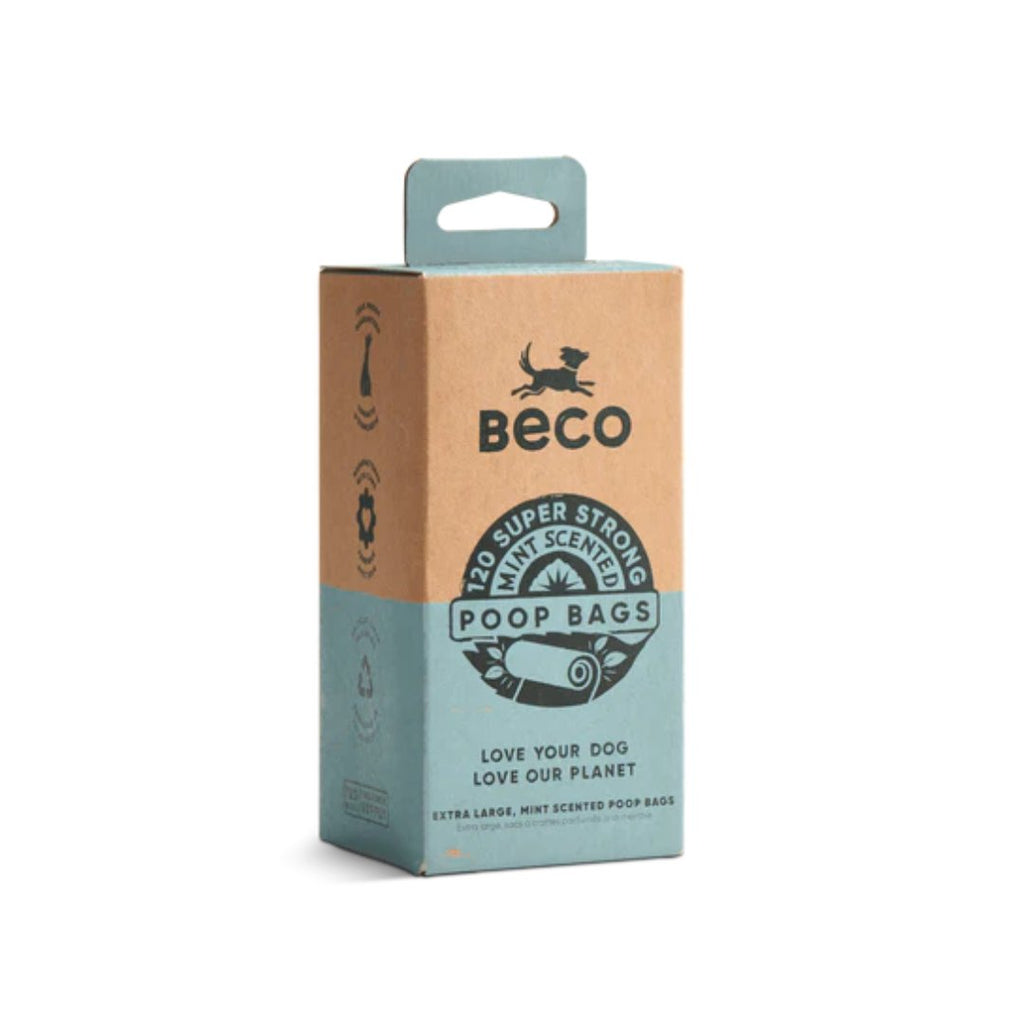 Beco Poop Bags on Rolls Mint Scented - The Urban Pet Store -
