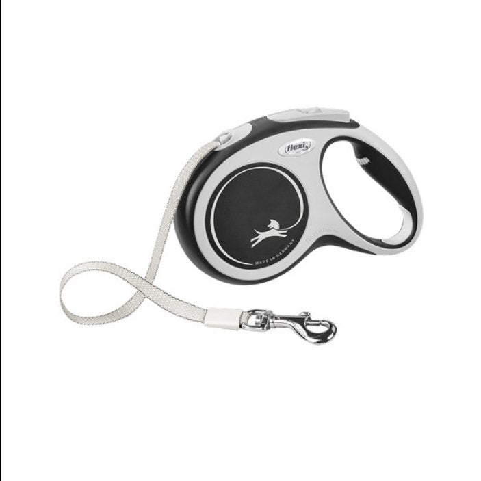 Black Flexi New Comfort Retractable Dog Lead - The Urban Pet Store - Dog Supplies