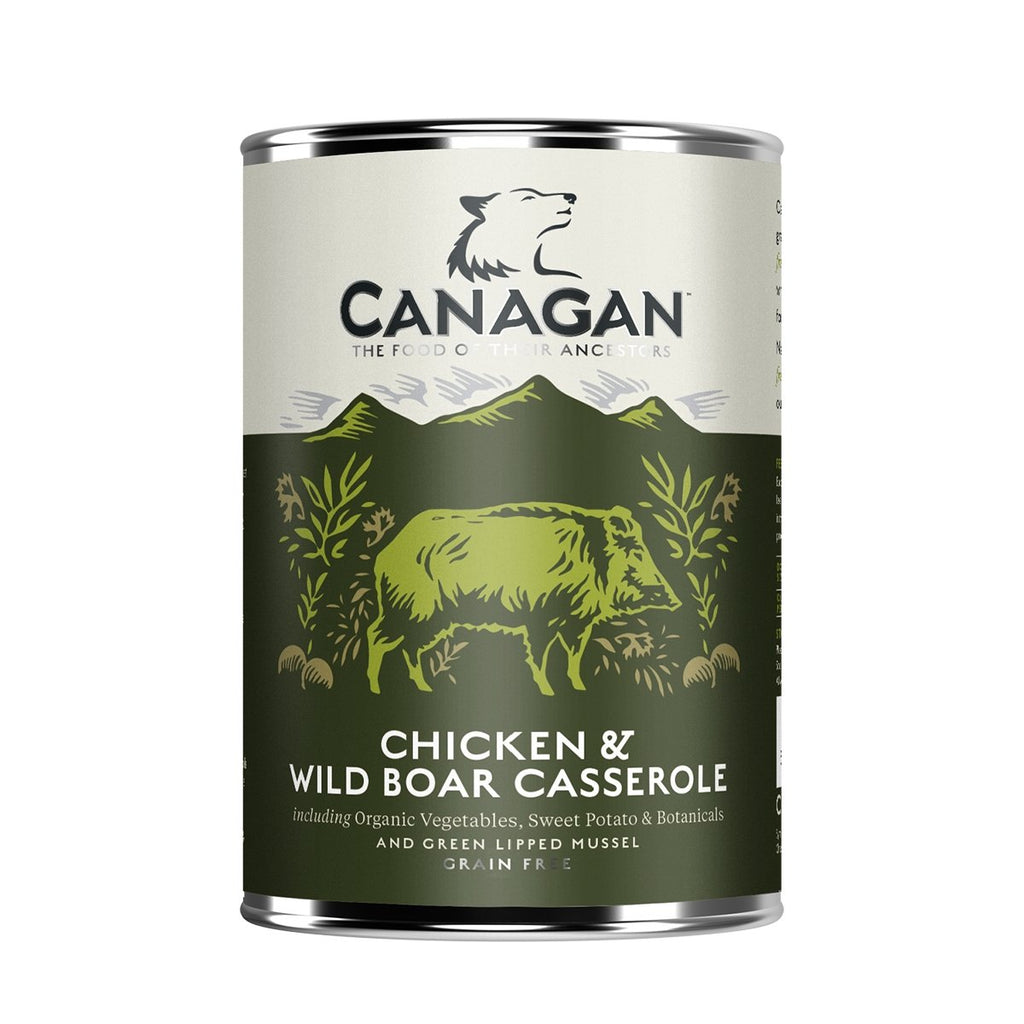 Canagan Chicken & Wild Boar Casserole Dog Food Can 400g - The Urban Pet Store - Dog FoodCanagan5029040020668