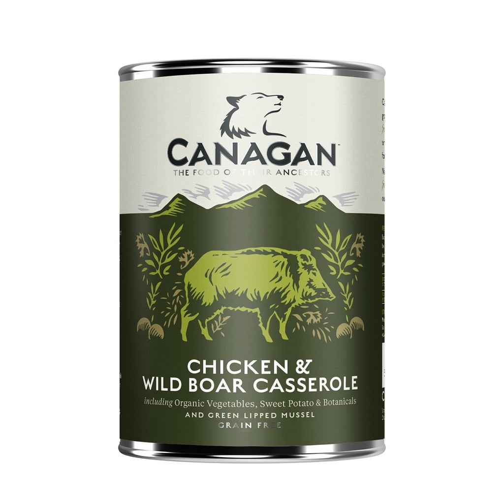 Canagan Chicken & Wild Boar Casserole Dog Food Can 400g - The Urban Pet Store - Dog Food