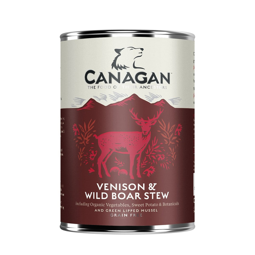 Canagan Venison & Boar Stew Dog Food Can 400g - The Urban Pet Store - Dog FoodCanagan5029040020606