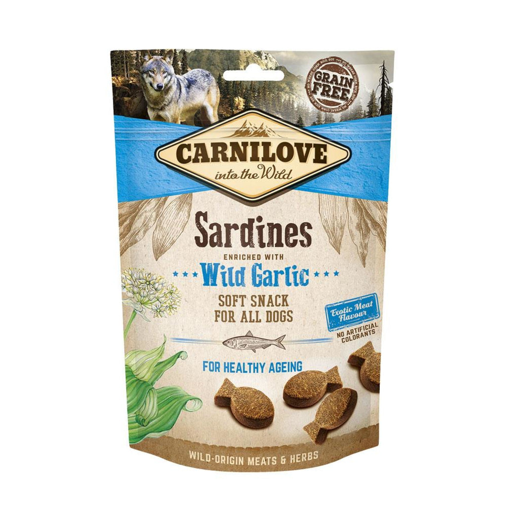 Carnilove Sardines with Wild Garlic Treats 200g - The Urban Pet Store - Dog Treats