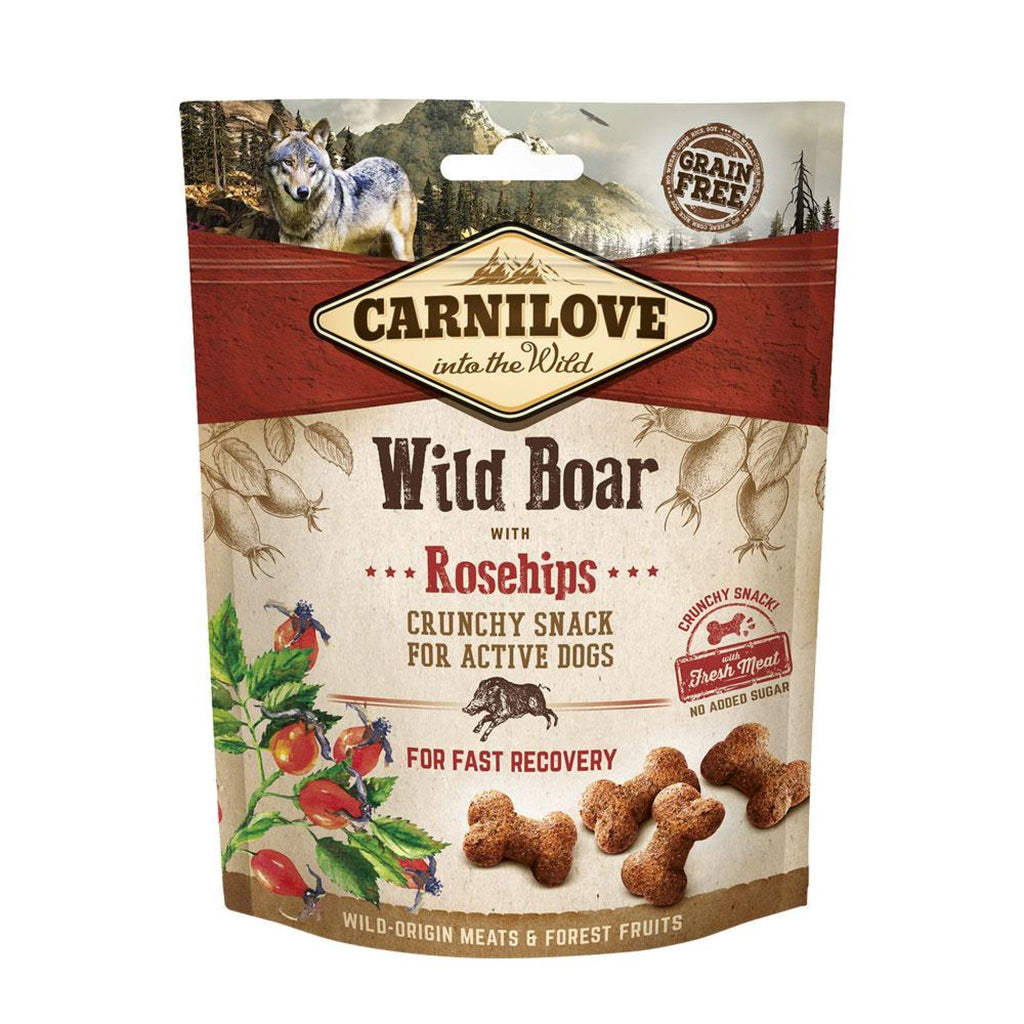 Carnilove Wild Boar with Rosehips Treats 200g - The Urban Pet Store - Dog Treats