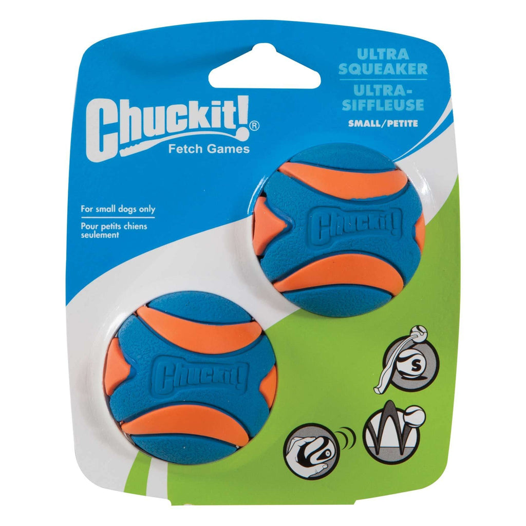 Chuckit! Ultra Squeaker Ball 2pk, Medium - The Urban Pet Store -