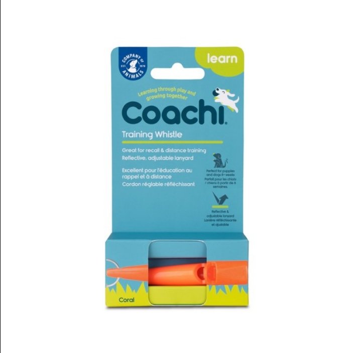 CoA Coachi Training Whistle Coral - The Urban Pet Store - Dog Supplies