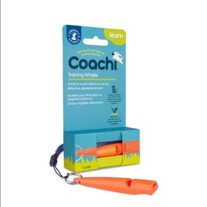 CoA Coachi Training Whistle Coral - The Urban Pet Store - Dog Supplies
