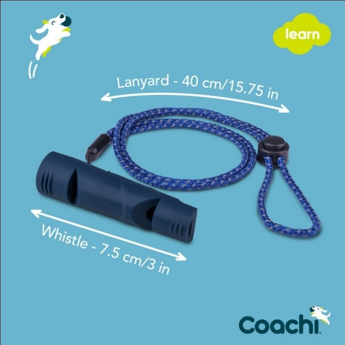 CoA Coachi Two-Tone Whistle Navy - The Urban Pet Store - Dog Supplies