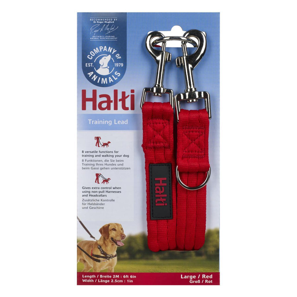 CoA Halti Training Lead - Red - The Urban Pet Store -