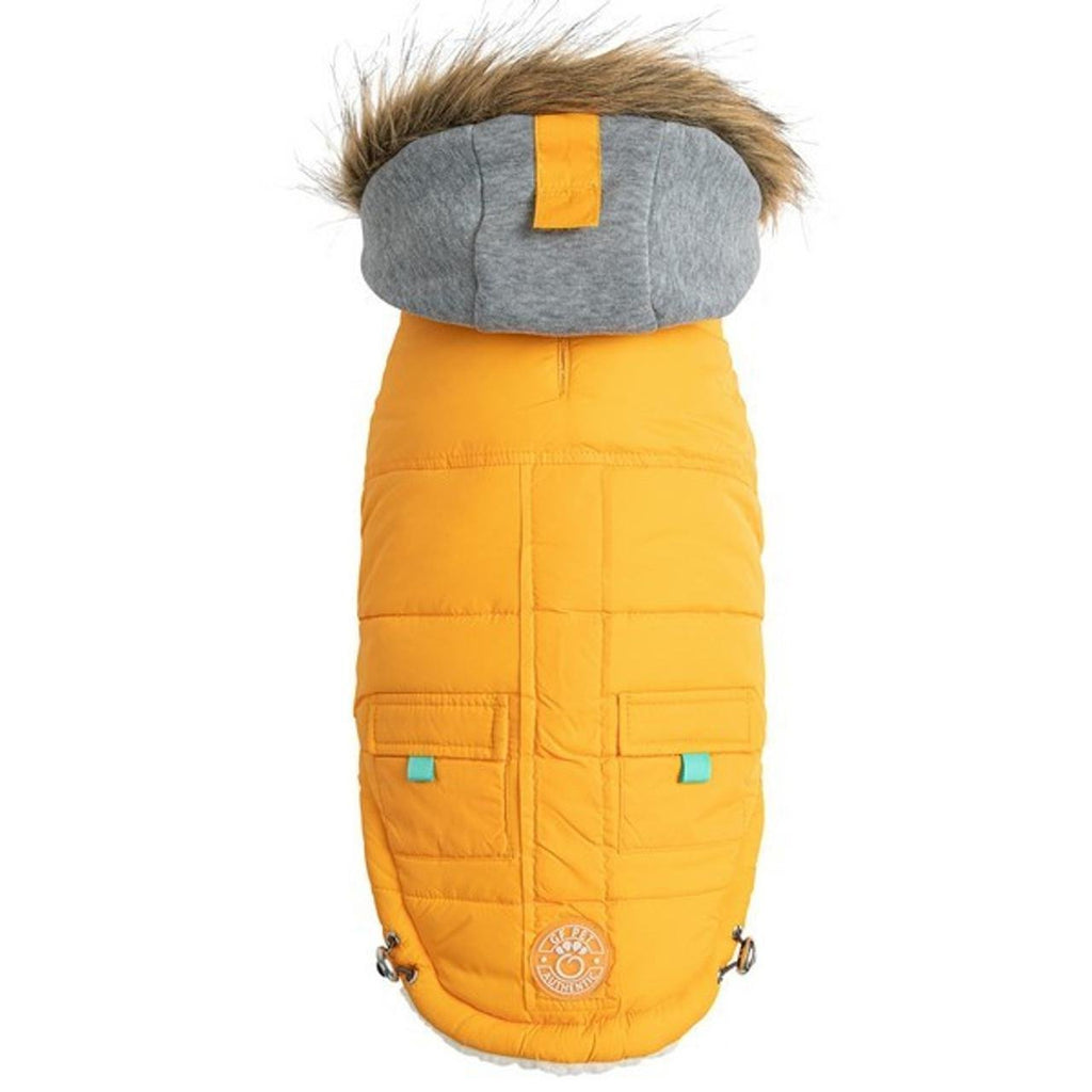 GF Pet Elasto-Fit Winter Sailor Parka Yellow - The Urban Pet Store -