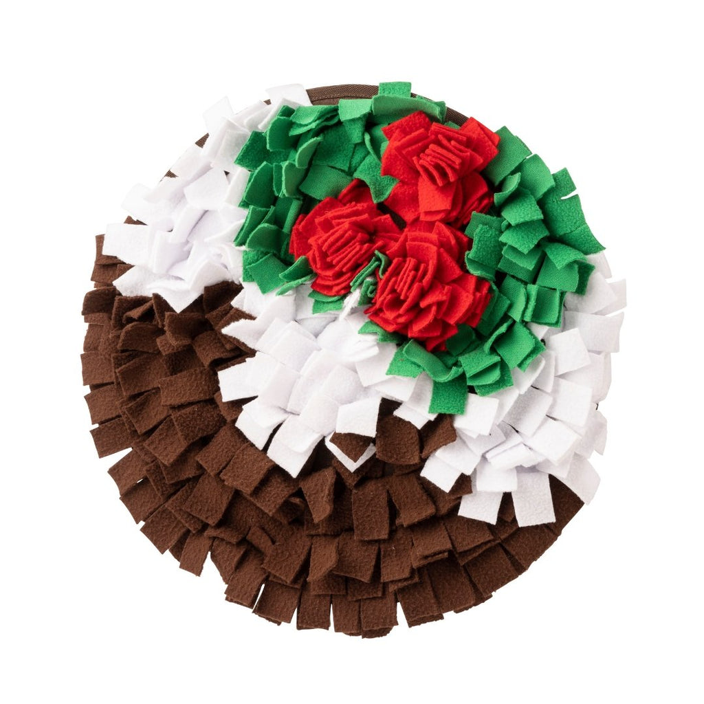 House of Paws Christmas Pudding Snuffle Mat - The Urban Pet Store - Dog Toys